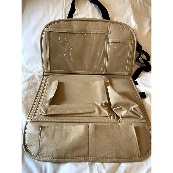 Tsumbay Accessories Nwt Tsumbay Car Backseat Organizer For Children Beige Padded Tray B9